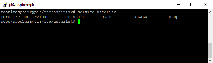 Options service asterisk