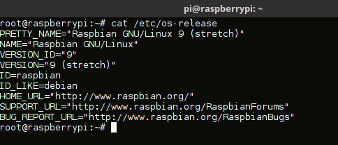 Raspbian stretch