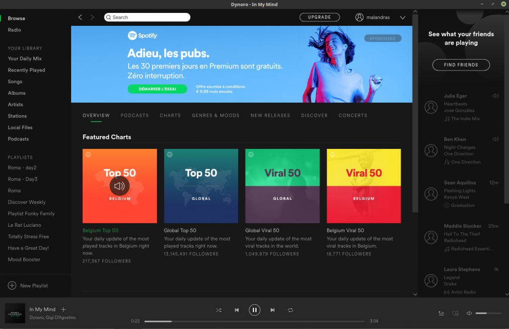 Installer Spotify Sous Linux Mint Elementary OS Le Blog De Cba