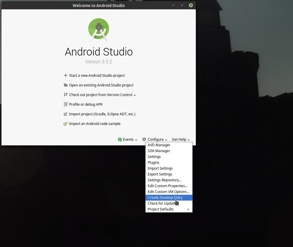 Créer le raccourci dans le menu démarrer