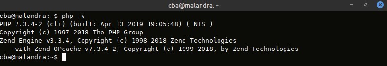 Vérification version de PHP avant migration vers PHP7