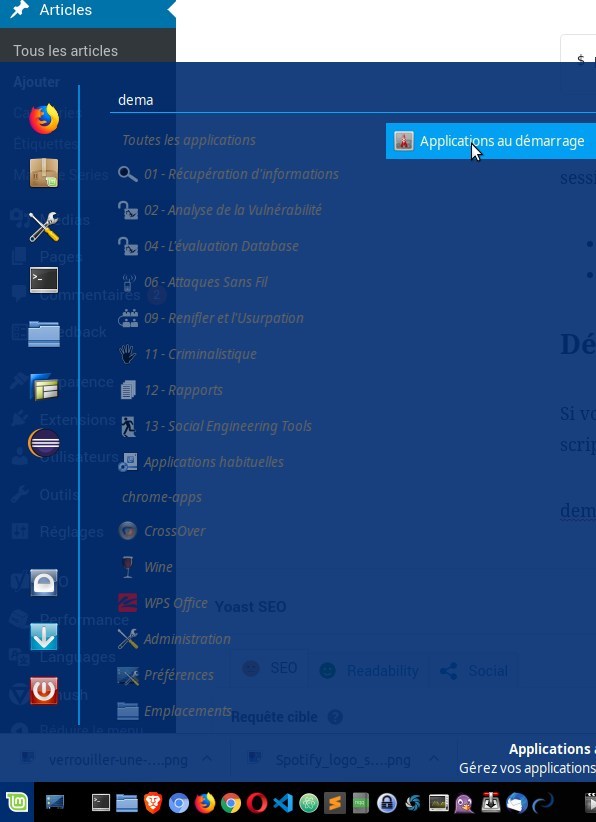 Spotify en pause - Ajouter pause-on-lock au démarrage